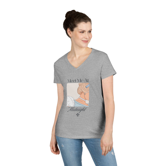 Meet Me At Midnight V-Neck Tee - Fandom-Made
