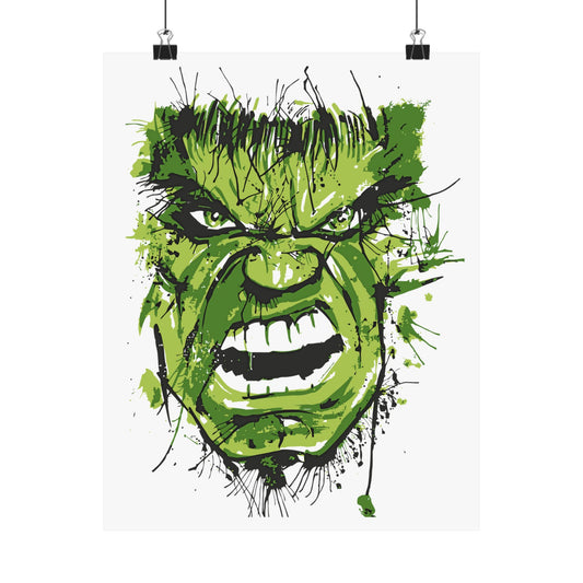 Hulk Face Poster - Fandom-Made