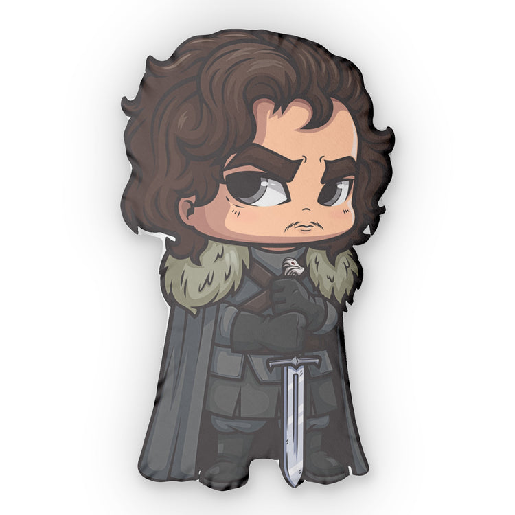 Jon Snow-Shaped Pillow - Fandom-Made