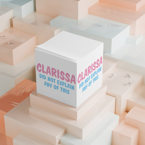 Clarissa Didn't Explain It All Note Cube - Fandom-Made