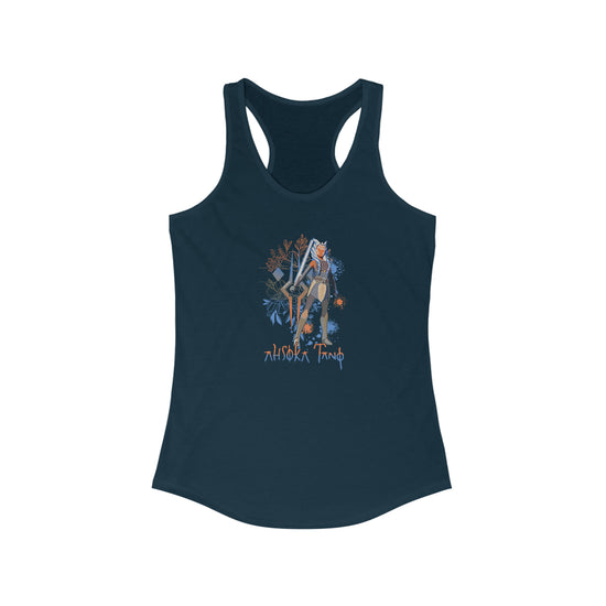 Ahsoka Tano Flowers Women's Ideal Racerback Tank - Fandom-Made