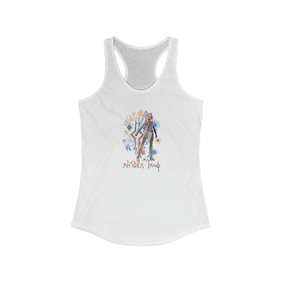 Ahsoka Tano Flowers Women's Ideal Racerback Tank - Fandom-Made