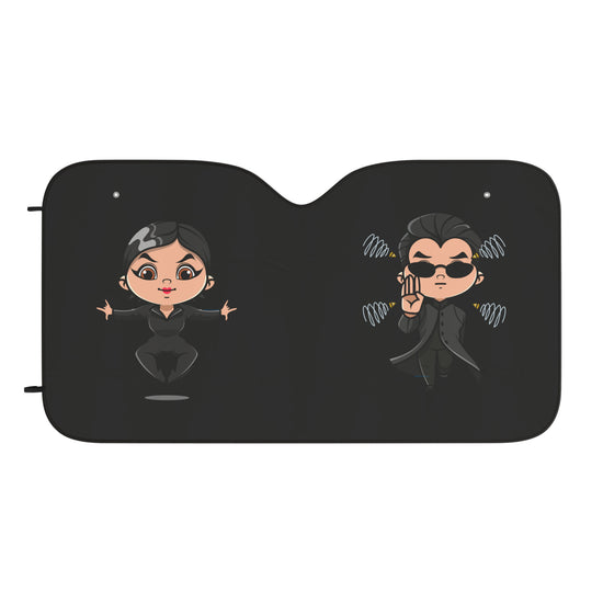 The Matrix Couple Car Sun Shades - Fandom-Made