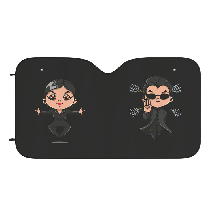 The Matrix Couple Car Sun Shades - Fandom-Made