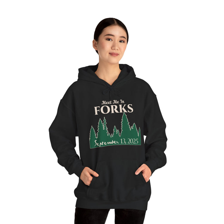 Meet Me In Forks Hoodie - Fandom-Made