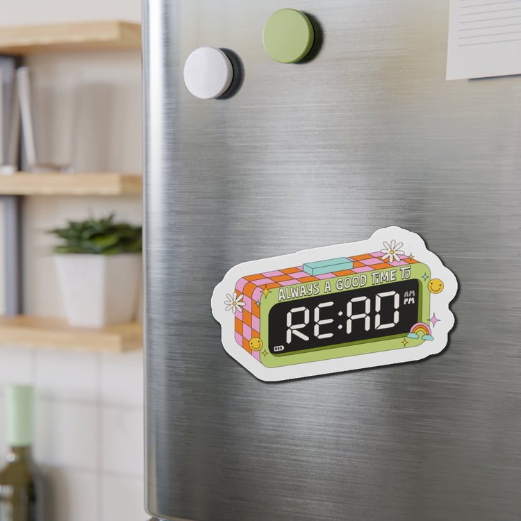 Always a Good Time To Read Die-Cut Magnet - Fandom-Made