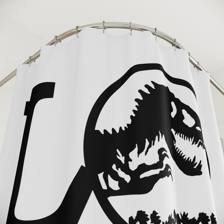 Dino Love Shower Curtain - Fandom-Made
