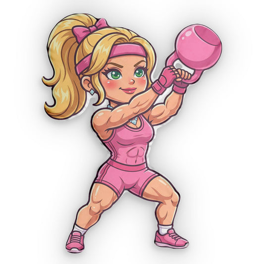 Workout Barb-Shaped Pillow