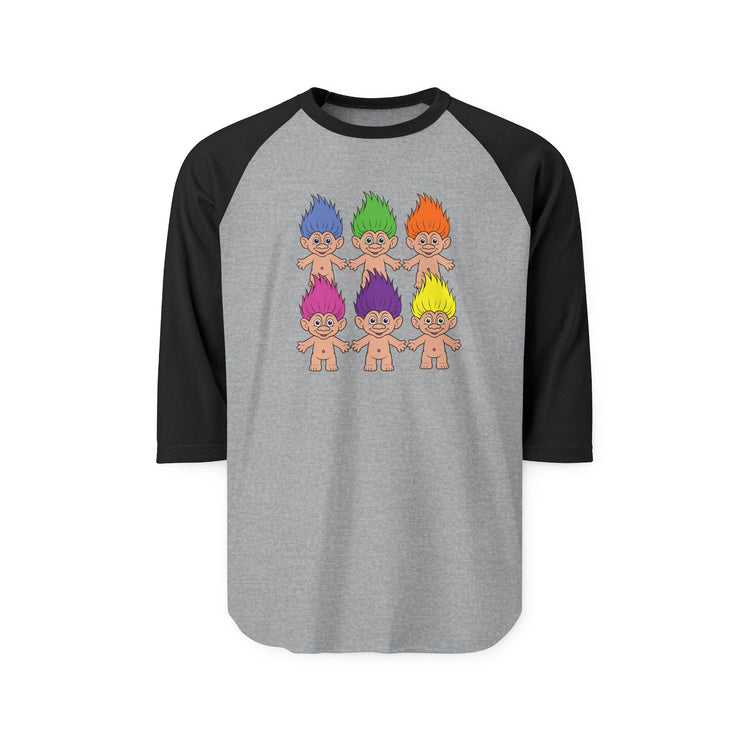 Trolling 3/4 Raglan Shirt - Fandom-Made