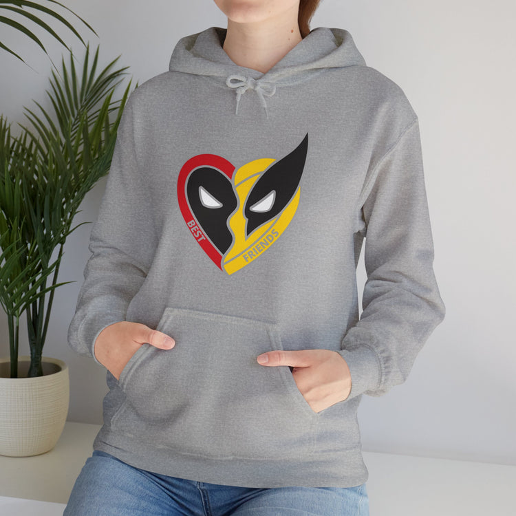 Deadpool Wolverine Besties Hoodie - Fandom-Made