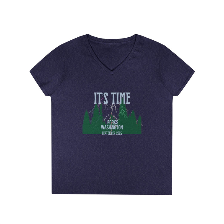 It's Time V-Neck Tee - Fandom-Made