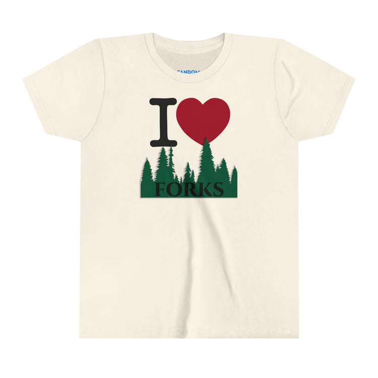 I Love Forks Youth Tee - Fandom-Made