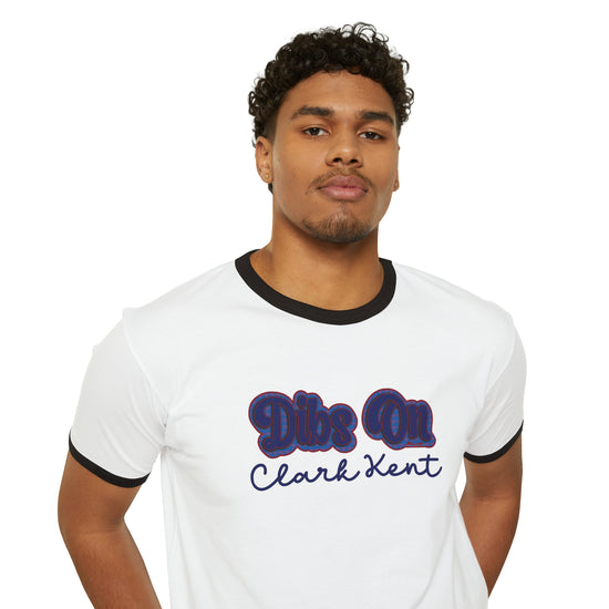 Dibs On Clark Kent Ringer T-Shirt - Fandom-Made