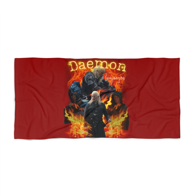 Daemon Targaryen Beach Towel - Fandom-Made