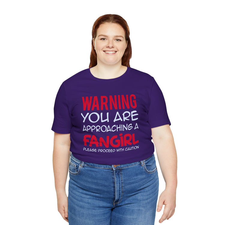 Warning Fangirl Unisex T-Shirt - Fandom-Made