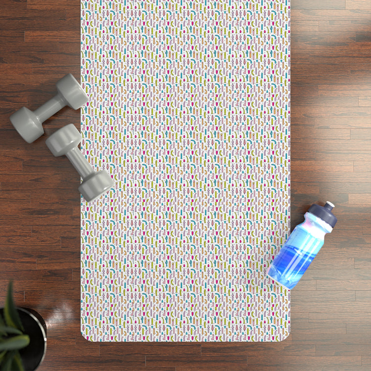 Good Vibes Rubber Yoga Mat - Fandom-Made