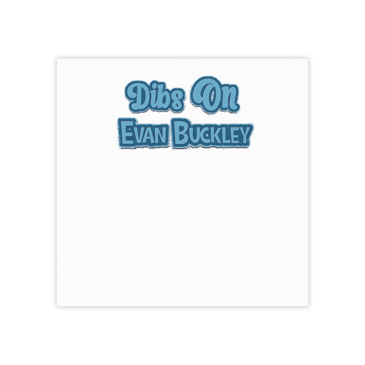 Dibs On Evan Buckley Post-it® Note Pads - Fandom-Made