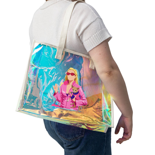 It's Hard Holographic Tote Bag - Fandom-Made
