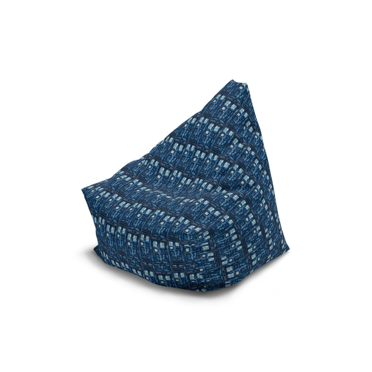 Tardis All-Over-Print Bean Bag Chair Cover - Fandom-Made