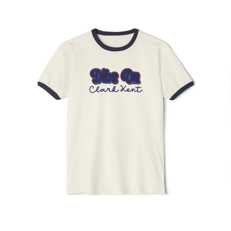 Dibs On Clark Kent Ringer T-Shirt - Fandom-Made