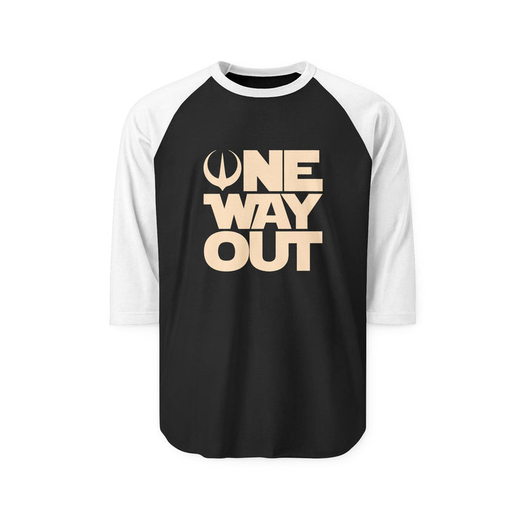 One Way Out 3/4 Raglan Shirt - Fandom-Made
