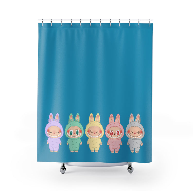 Bunny Time Shower Curtain - Fandom-Made