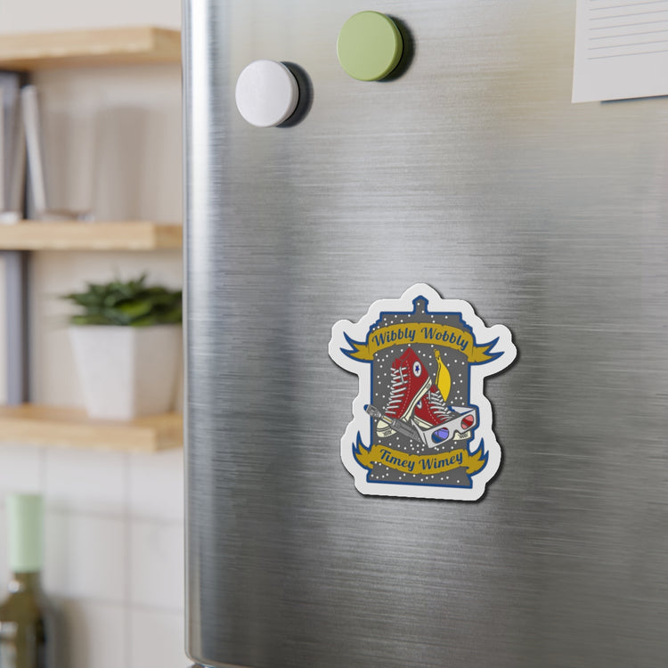 Wibbly Wobbly Die-Cut Magnet - Fandom-Made