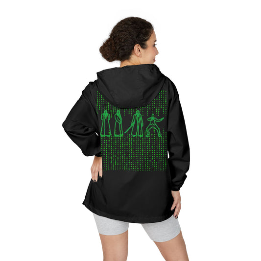Morpheus Unisex Full-Zip Windbreaker Jacket - Fandom-Made