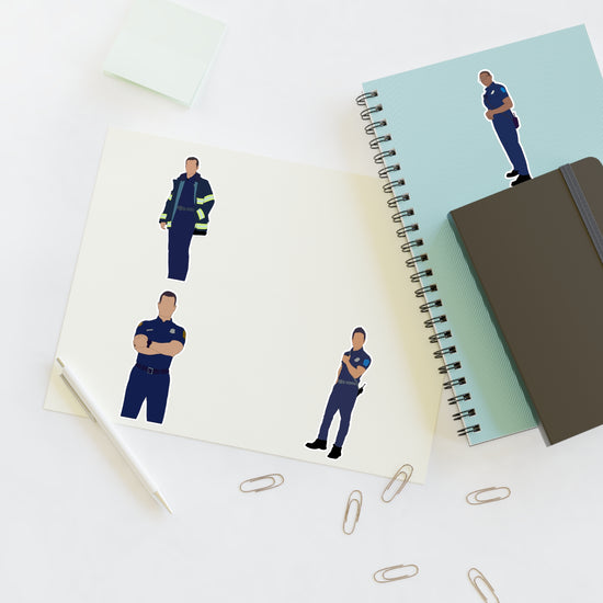 9-1-1 Sticker Sheet - Fandom-Made