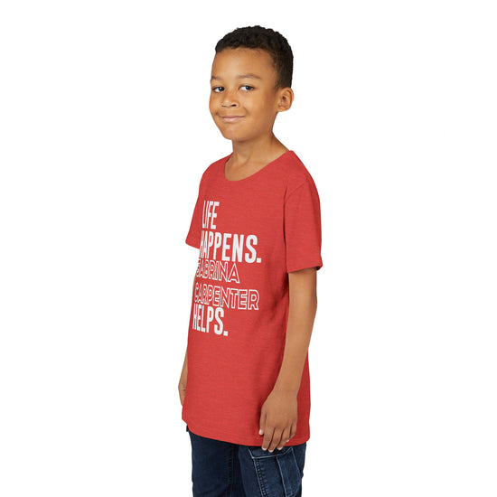 Life Happens Sabrina Carpenter Helps Youth Tee - Fandom-Made