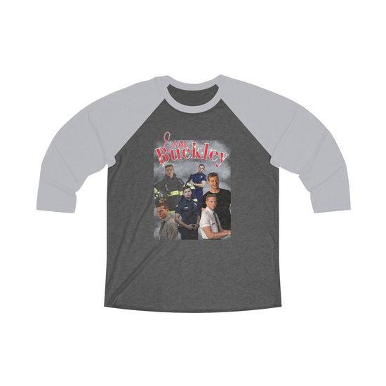 Evan Buckley Unisex Tri-Blend 3 Raglan Tee - Fandom-Made