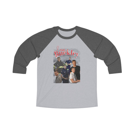 Evan Buckley Unisex Tri-Blend 3 Raglan Tee - Fandom-Made