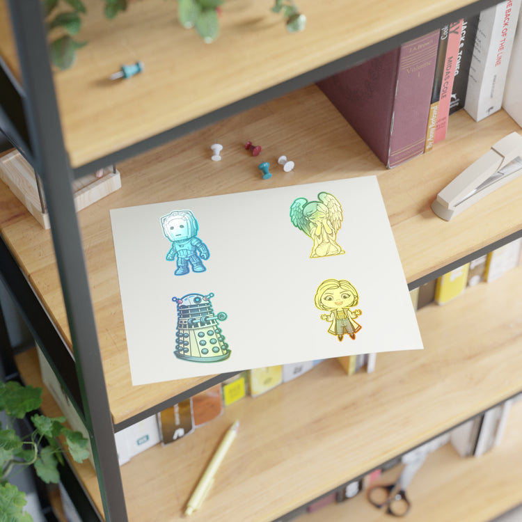 Doctor Who Sticker Sheets Set 2 - Fandom-Made