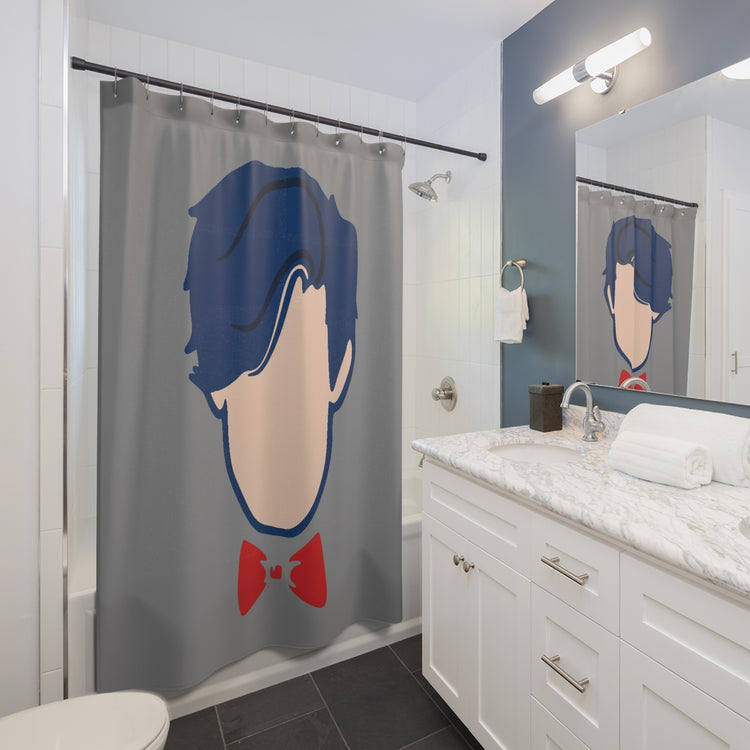 Doctor Bowtie Shower Curtain - Fandom-Made
