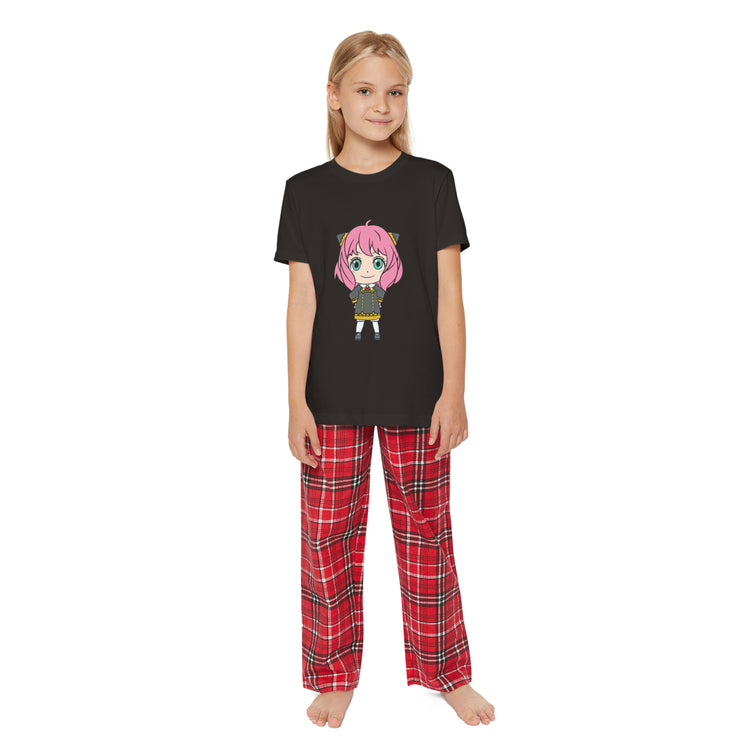Anya Youth Short Sleeve Holiday Outfit Set - Fandom-Made