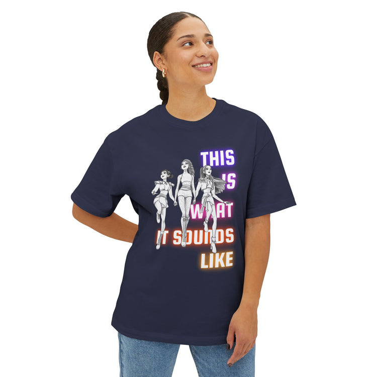 Sounds Like Unisex Oversized Boxy Tee