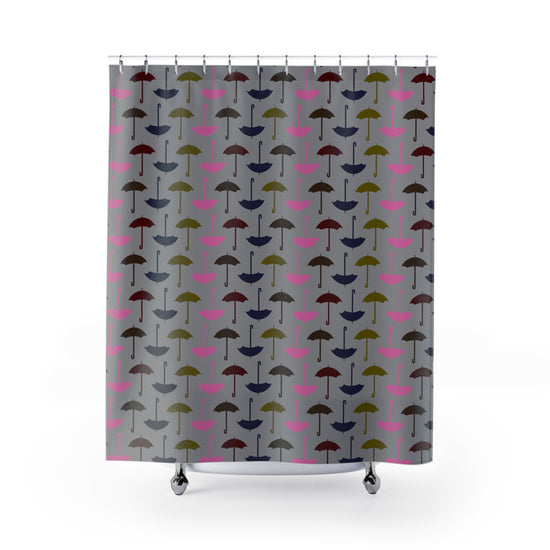 Umbrellas All-Over Print Shower Curtains - Fandom-Made
