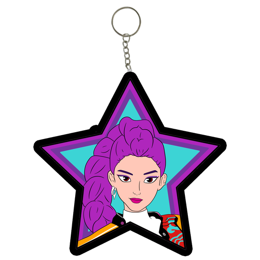 Rumi Star Mini Plush Keychain - Fandom-Made