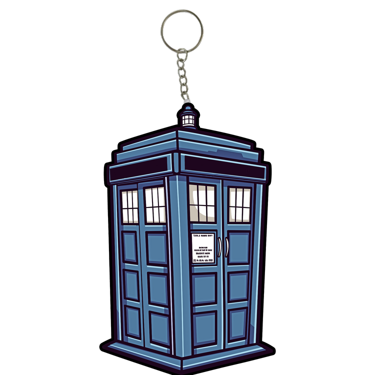 Tardis Mini Plush Keychain