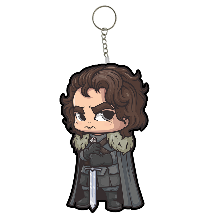 Jon Snow Mini Plush Keychain
