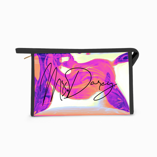 Mrs. Darcy Holographic Makeup Bag - Fandom-Made