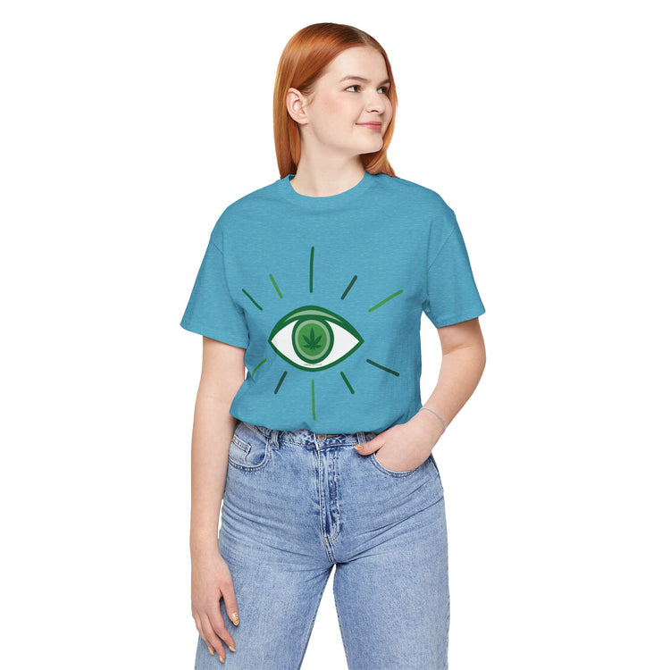 Pot Leaf Third Eye Unisex T-Shirt - Fandom-Made