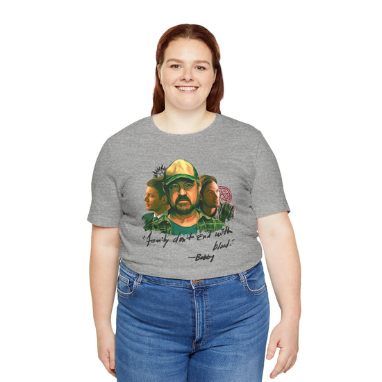 Family Don't End With Blood T-Shirt - Fandom-Made