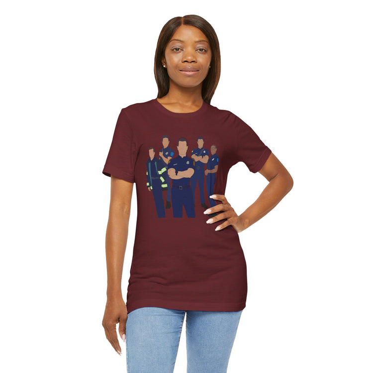 9-1-1 Group T-Shirt - Fandom-Made