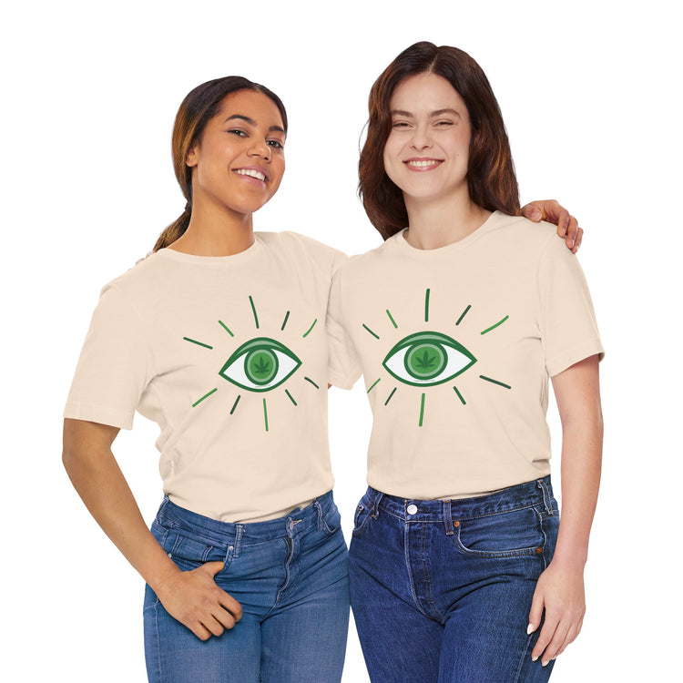 Pot Leaf Third Eye Unisex T-Shirt - Fandom-Made