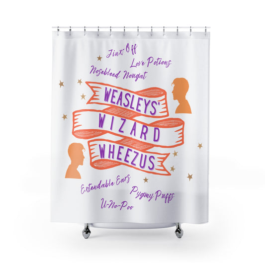 Wizard Wheezus Shower Curtain - Fandom-Made