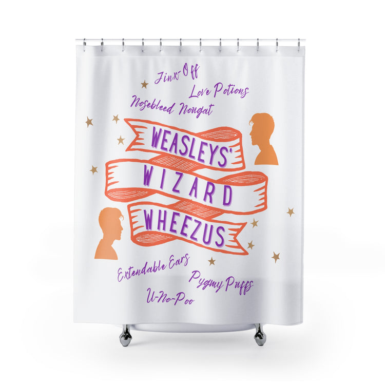 Wizard Wheezus Shower Curtain - Fandom-Made