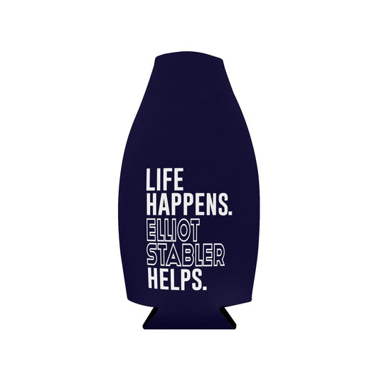 Life Happens Elliot Stabler Helps Zip-Up Bottle Cooler Sleeve - Fandom-Made