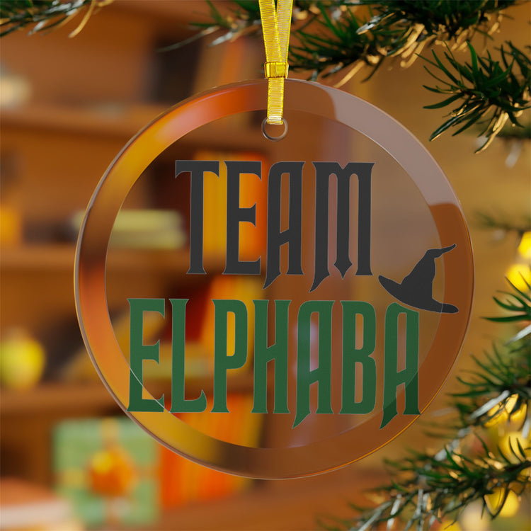 Team Elphaba Glass Ornament - Fandom-Made