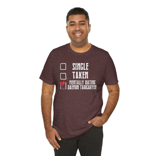 Mentally Dating Daemon Targaryen Unisex T-Shirt - Fandom-Made